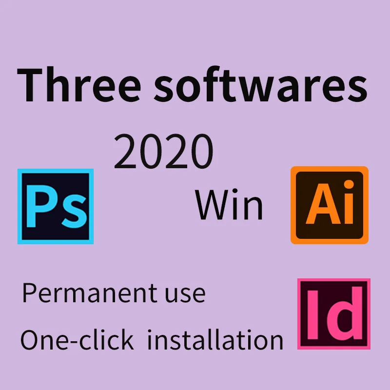 

Combination special offer] 2020 Photoshop, Illustrator and Indesign for WIN and MAC