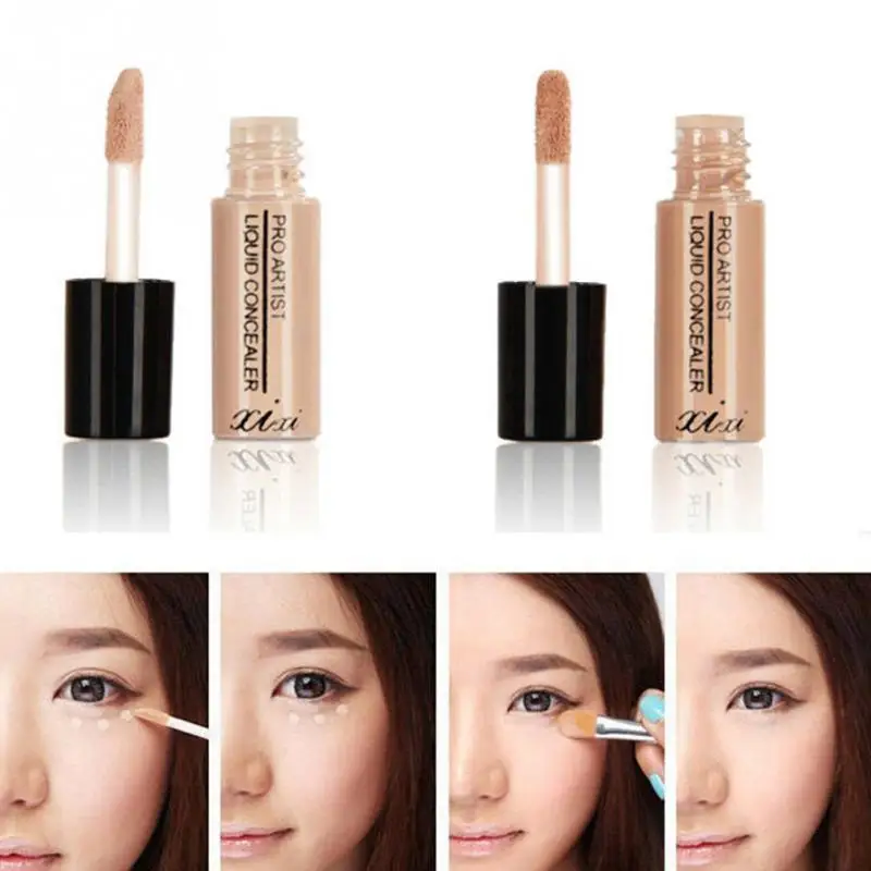 Жидкий консилер крем для идеального покрытия пор макияж глаз темные круги Крем