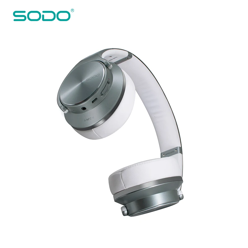 Оригинальные SODO MH5 удобные беспроводные наушники 2 в 1 Twist out Bluetooth динамик с