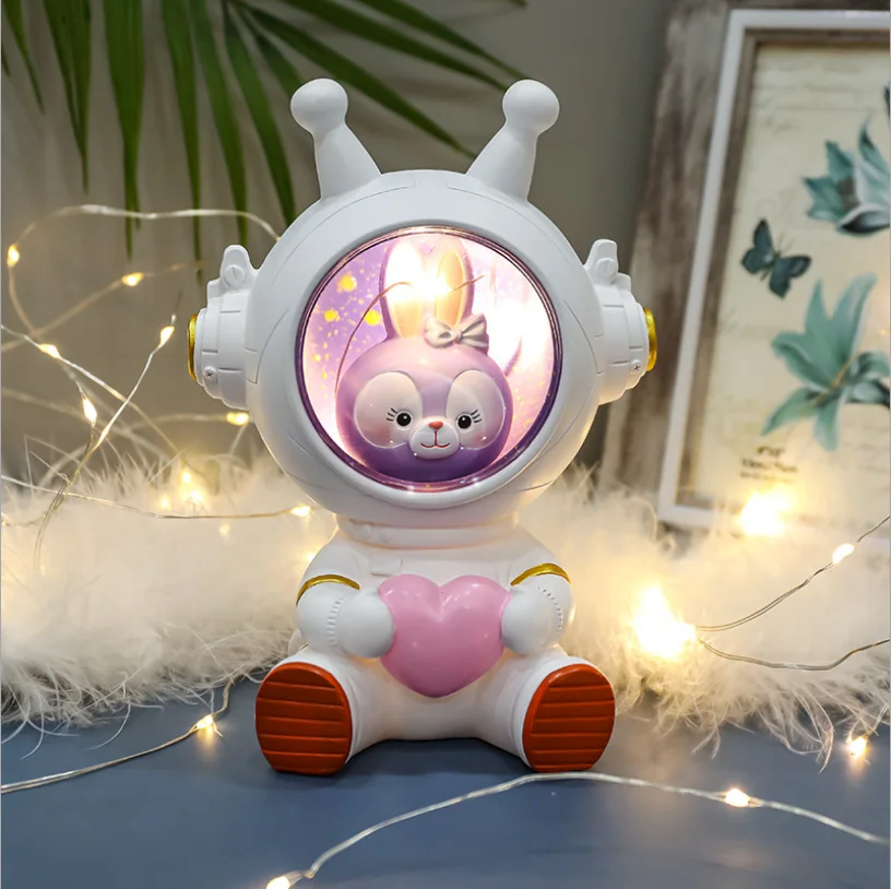 

Симпатичные вещи, планета, звезда, свет, мультяшный астронавт, Креативные украшения из смолы, украшение для дома, астронавт, светильник, пода...