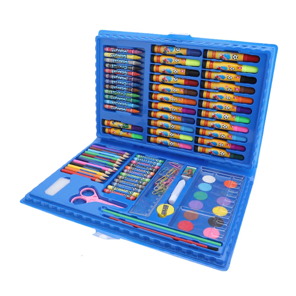 86 шт. детские инструменты для рисования художественные принадлежности с