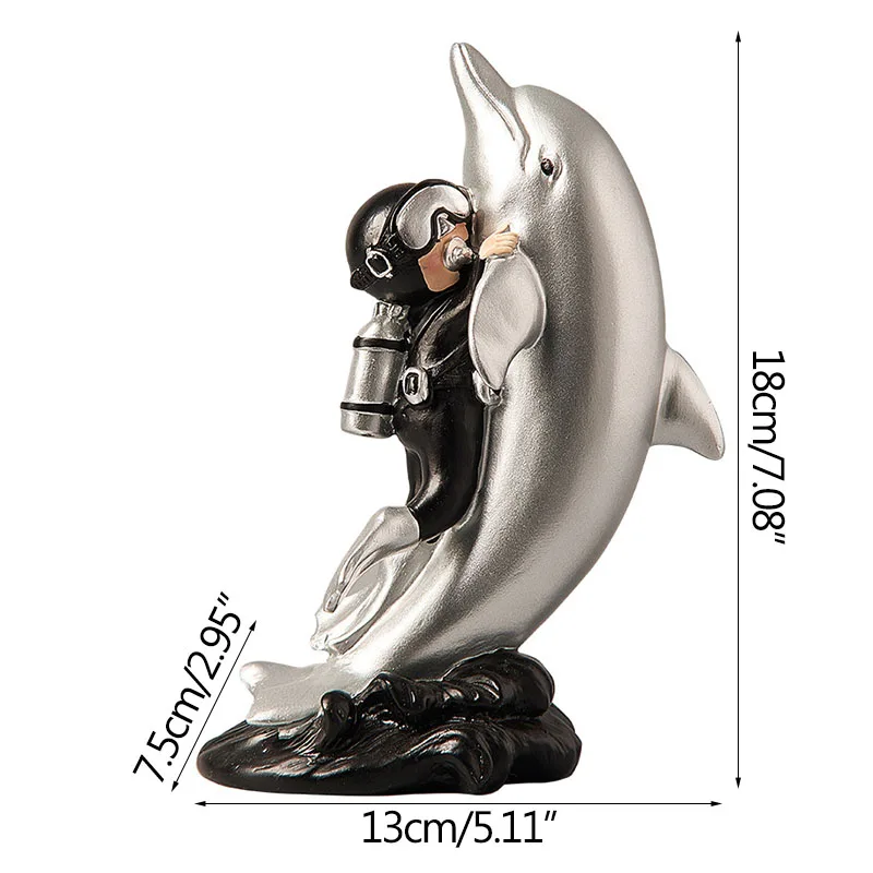 Европейская Миниатюрная модель животного для верховой езды скульптура из смолы