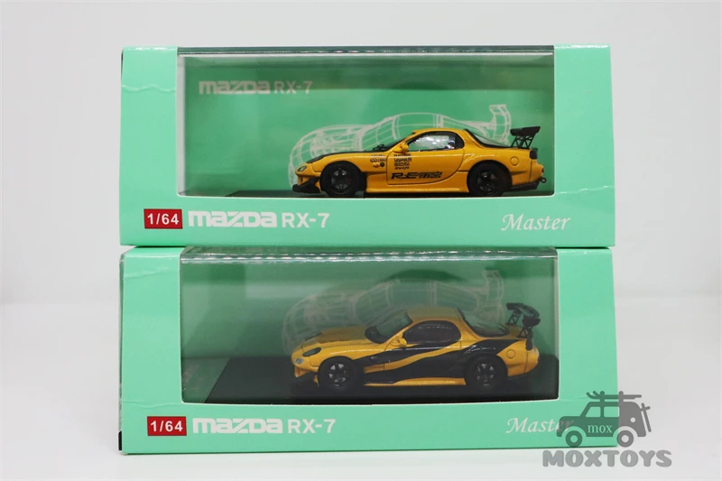 Мастер 1:64 Mazda Amemiya желтая литая модель автомобиля | Игрушки и хобби