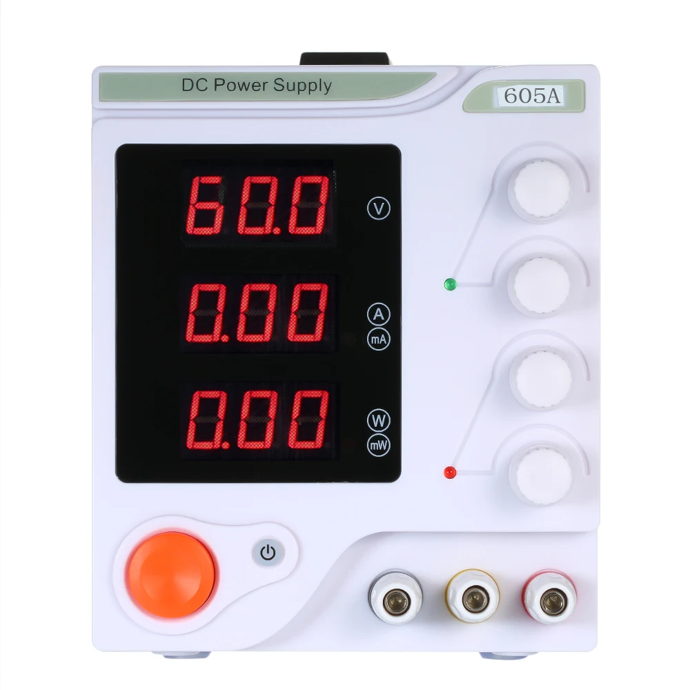 Регулируемый источник питания 605A высокоточный 60 в 5A DC Линейный цифровой