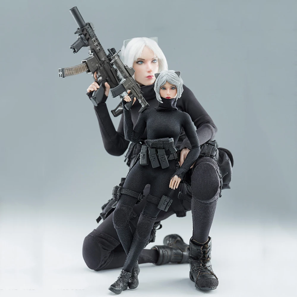 

VERYCOOL 1/12 Soldier VCF-3002 Black Sneak Female Assassin 6’’ action figure set model toy collectible gift