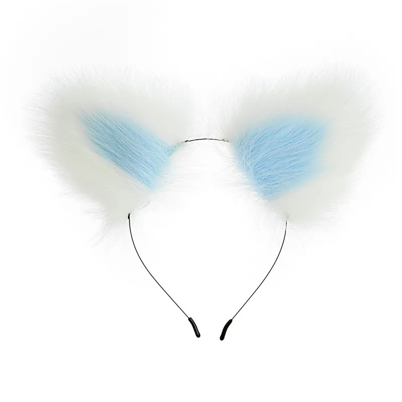 Двухцветные шпильки для волос с ушками кролика обручи сексуальное нижнее белье