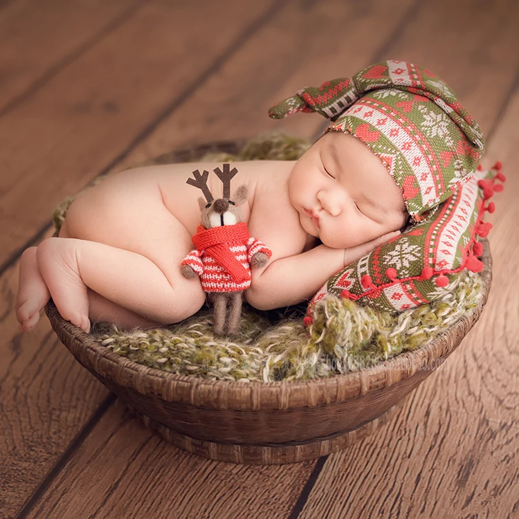 Новогоднее украшение для дома снеговик шерсть войлочная кукла мини-игрушки