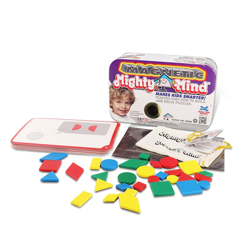 

Magnetic geometry puzzles for children