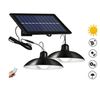 Ретро-абажур, подвесная люстра на солнечной батарее, уличный светильник для сада, уличный фонарь с датчиком освещения, лампа для защиты сада от воды