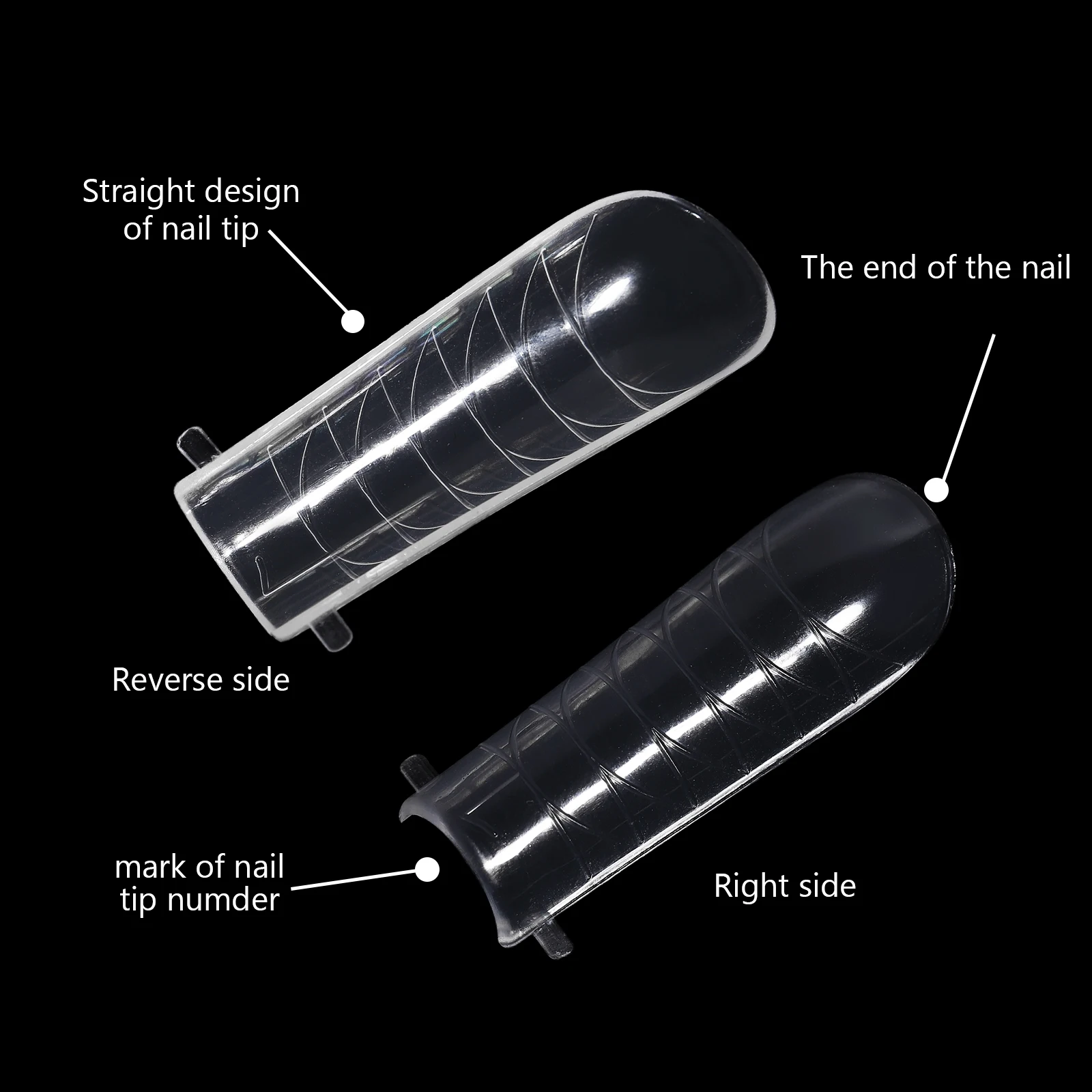 Шпильке гроб Ложные Искусственные быстрое строительство форма Типсы двойной