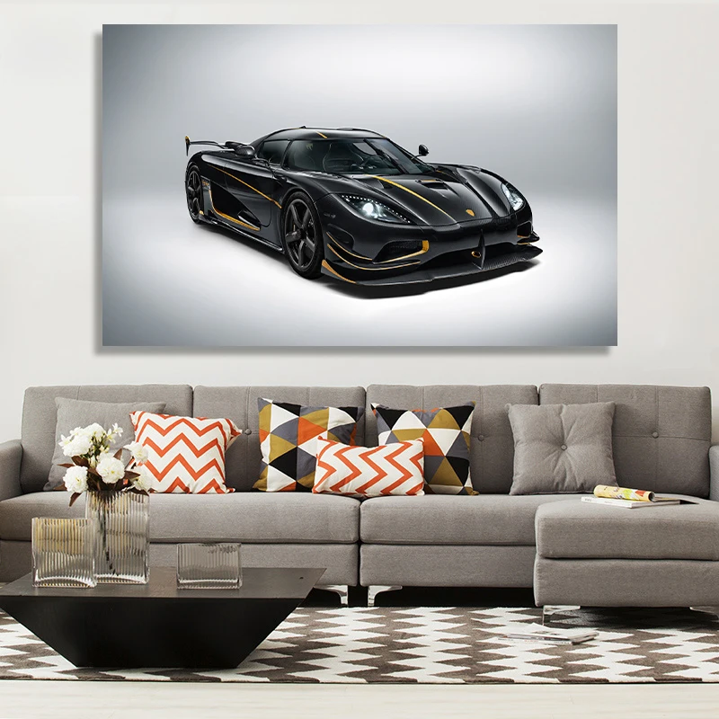 

Prints Painting Picture Supercar Poster Koenigsegg Agera RS Wall Artwork Home Decor Modular Canvas Poster Modern For Living Room