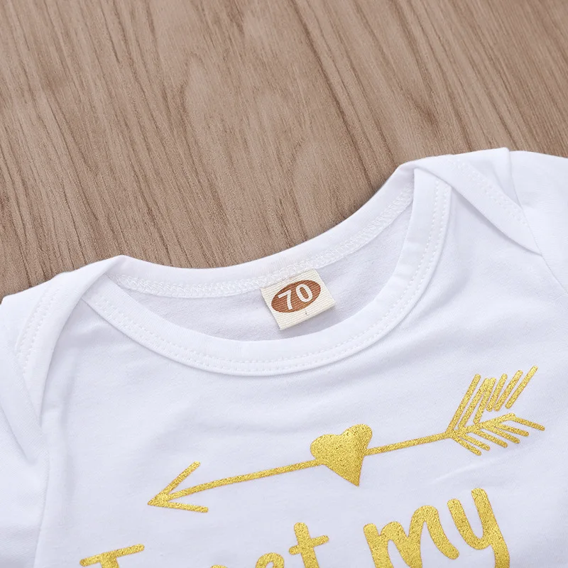 Боди для новорожденных Летняя одежда маленьких мальчиков и девочек Белый