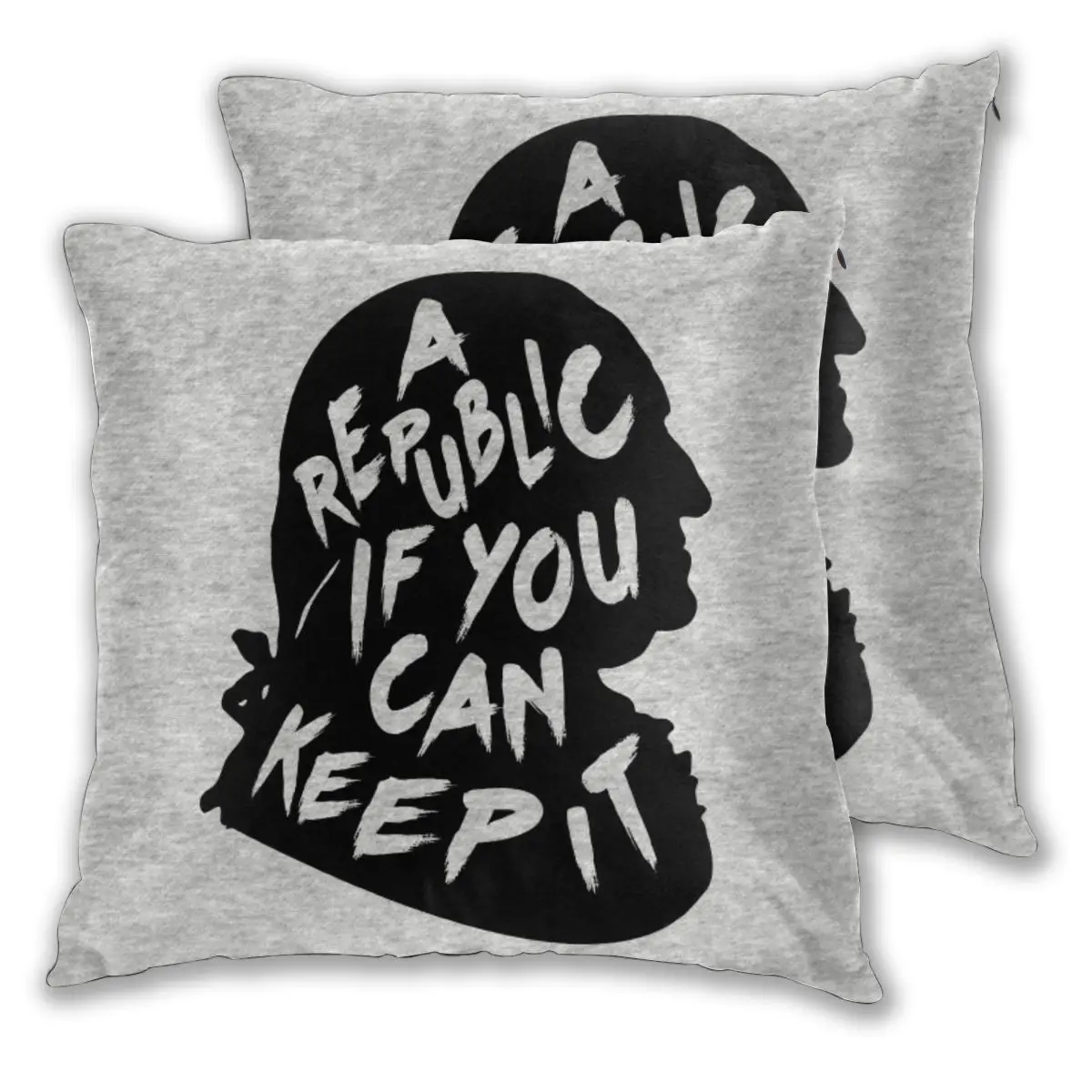 Декоративный чехол для подушки с цитатой Бенджамина Фрэнклина чехлы подушек |