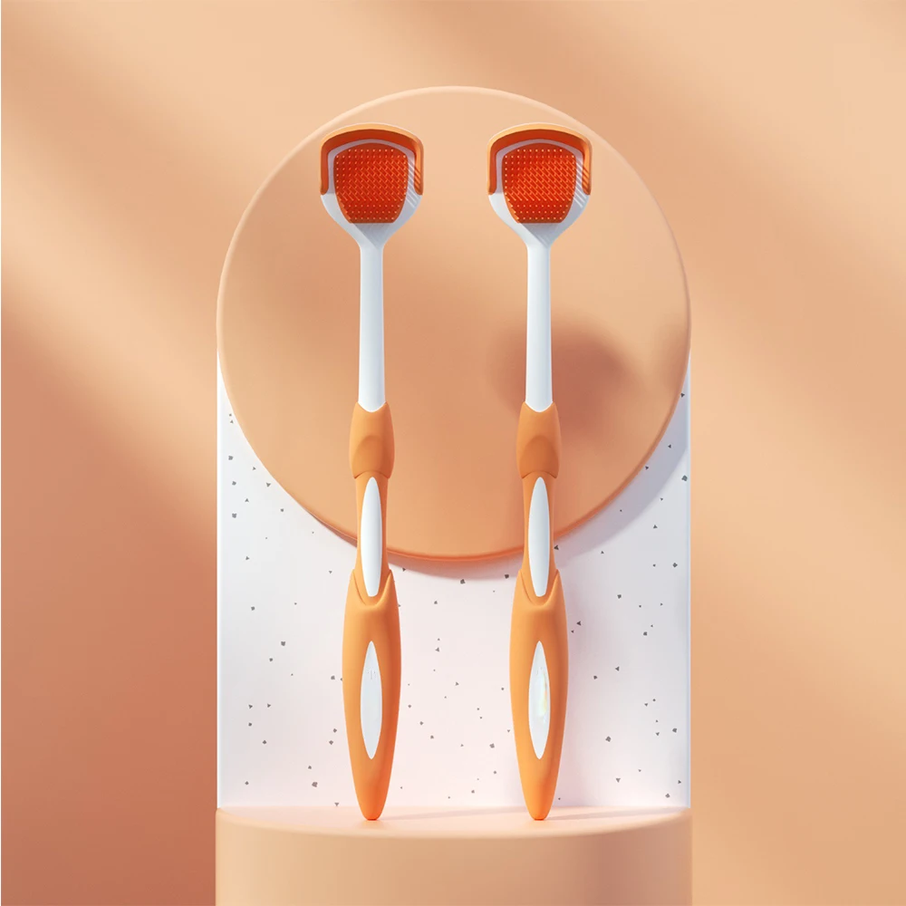 2 шт./упаковка Силиконовые скребки для языка | Красота и здоровье