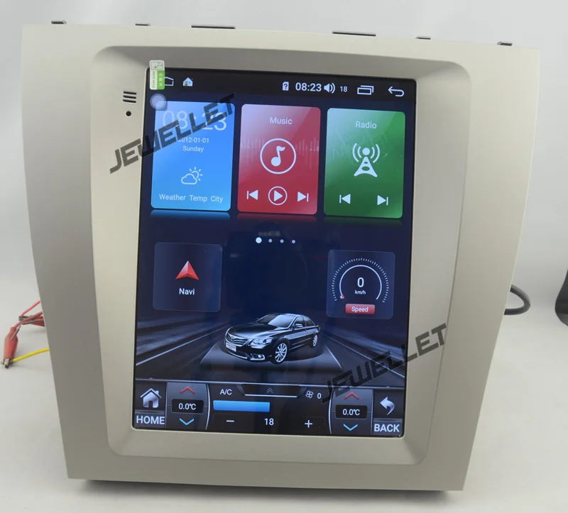 9 7 &quottesla стиль вертикальный экран Octa core Android 10 Автомобильный GPS навигатор для Toyota