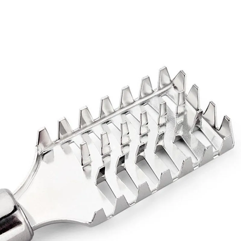 1PC Stainless Steel Cleaning Fish Scale Knife Scaler Brush Seafood Tools Useful Kitchen Home Gadgets Kitchenware 4 | Дом и сад