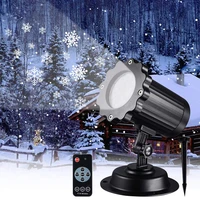 waterproof moving snowflake laser projector stage disco light outdoor snowfall laser light christmas party garden landscape lamp