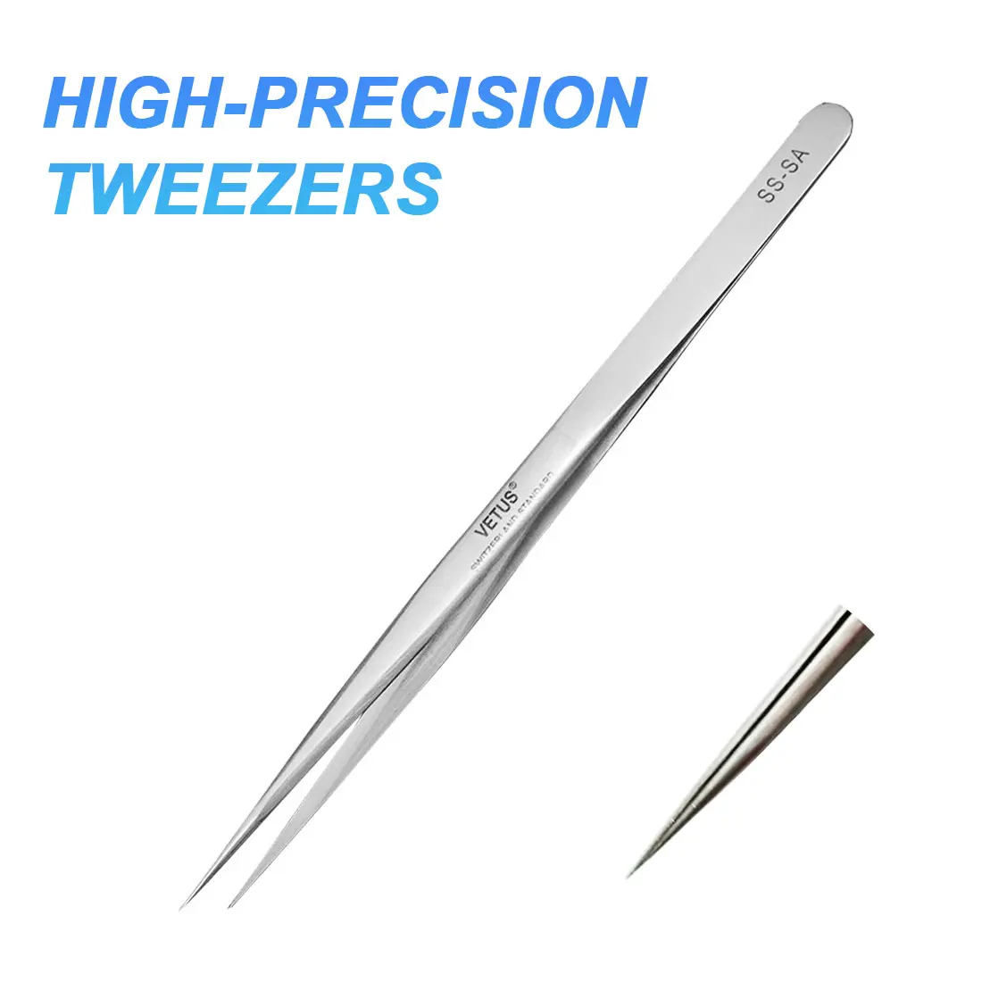 

Tweezers High Precision Sharp Flying Line Super Hard Tweezers For Planting Repair Pliers Micro Chip IC Tin