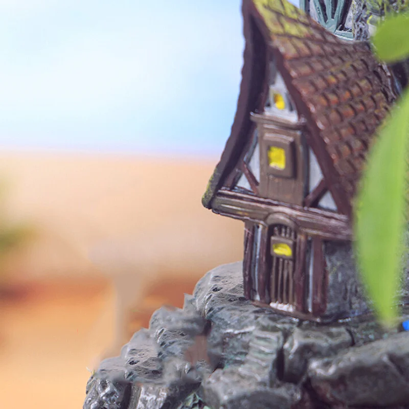 Домик из полимерной глины в форме садового горшка бонсай цветочные горшки для