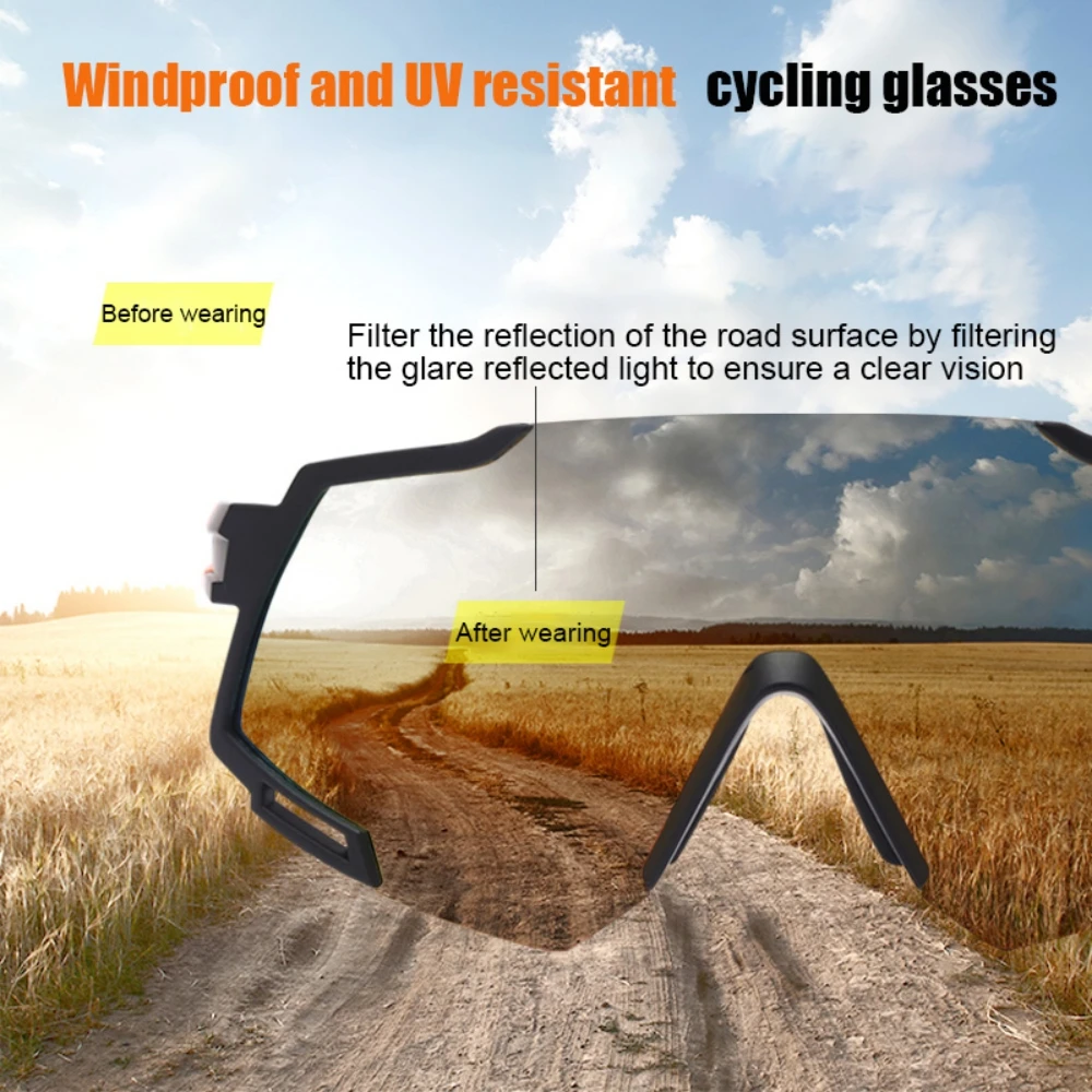 

Bicycle Eyewear Glasses Outdoor Sport Mountain Bike Road Cycling Goggles Motorcycle Sunglasses Eyewear