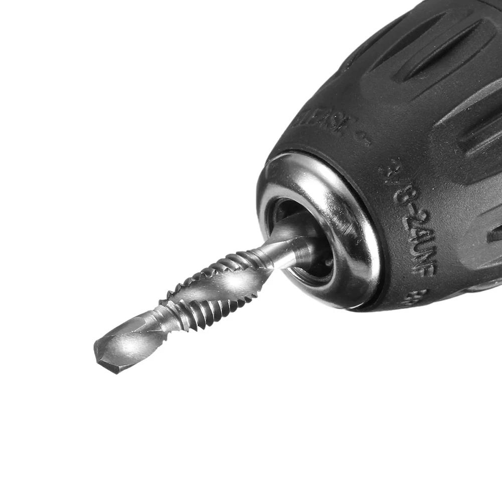 

Screw Tap Drill Bits HSS Screw Thread M3 M4 M5 M6 M8 M10 Metric Tap Combination Bit High Speed Steel 1/4 Hex Shank