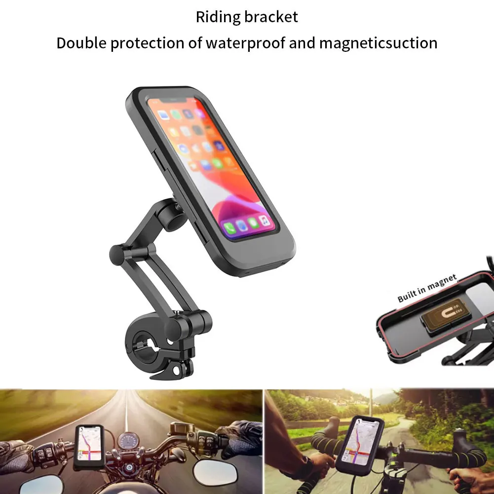 Регулируемый водонепроницаемый велосипедный держатель для телефона