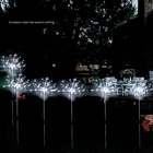120150LED Солнечный фейерверк светильник s DIY строка светильник Водонепроницаемый Медный провод на открытом воздухе садовый светильник уличный путь Рождественский Декор Светильник