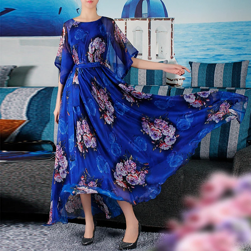 Богемные длинные платья макси размера плюс женские пляжные вечерние для сада