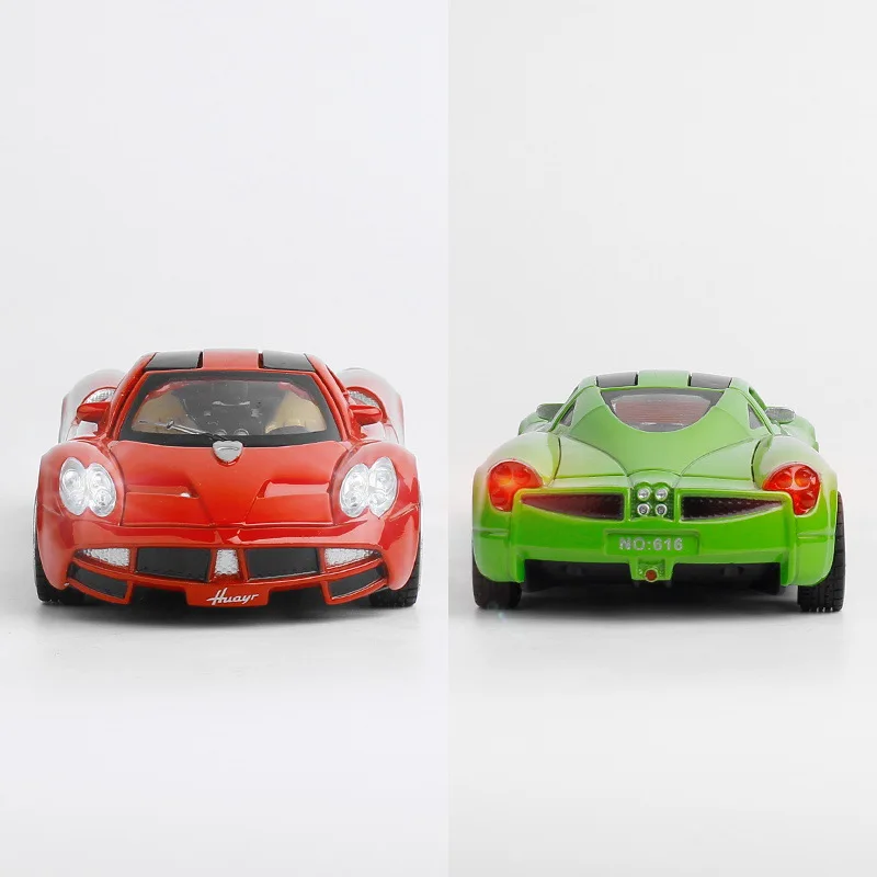 

1:32 high simulation Pagani wind huayra track version sound light pull back four open racing alloy model toy for children gifts