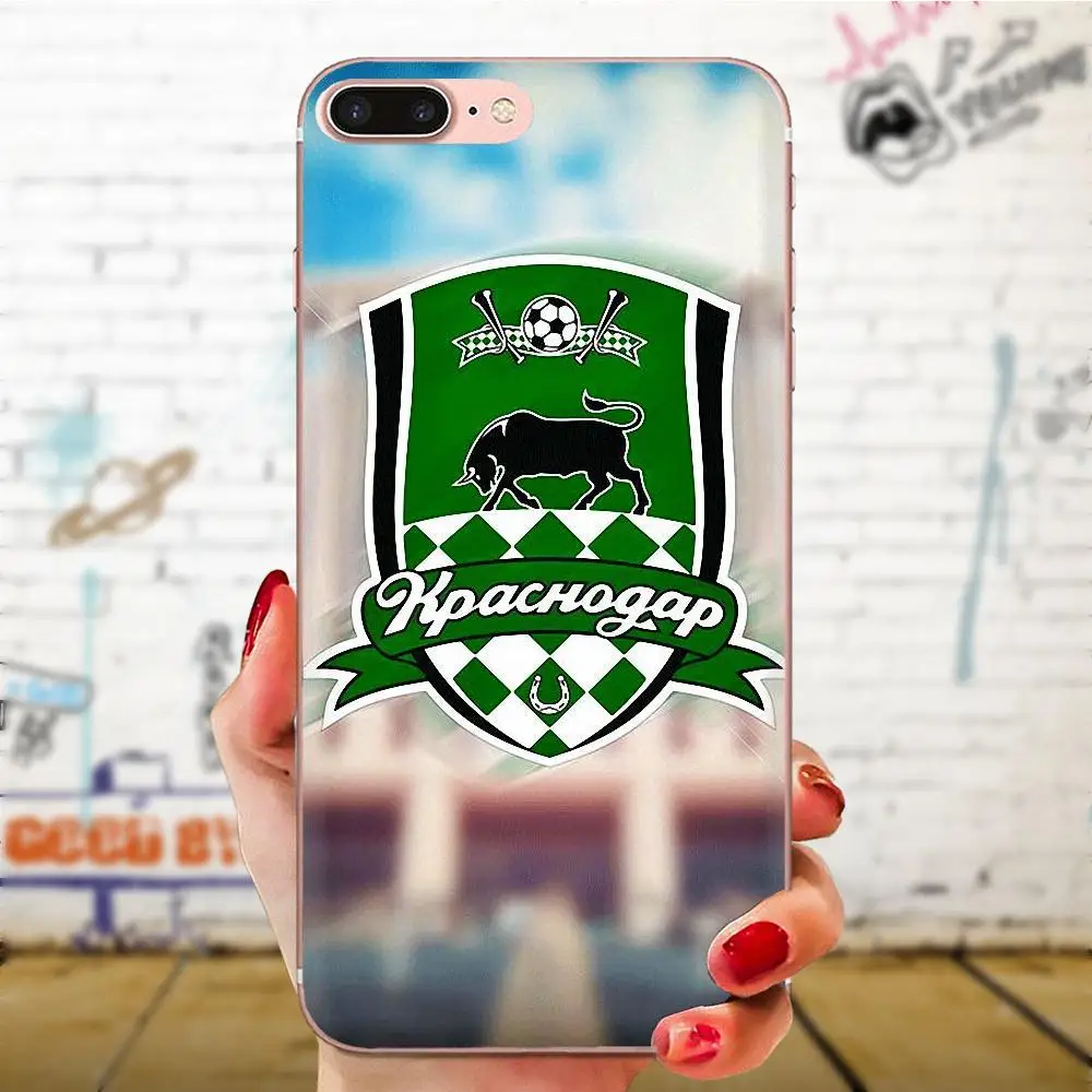 Soft Cover For Xiaomi Mi3 Mi4 Mi4C Mi4i Mi5 Mi 5S 5X 6 6X 8 SE Pro Lite A1 Max Mix 2 Note 3 4 Football Club Krasnodar Byki Logo | Мобильные