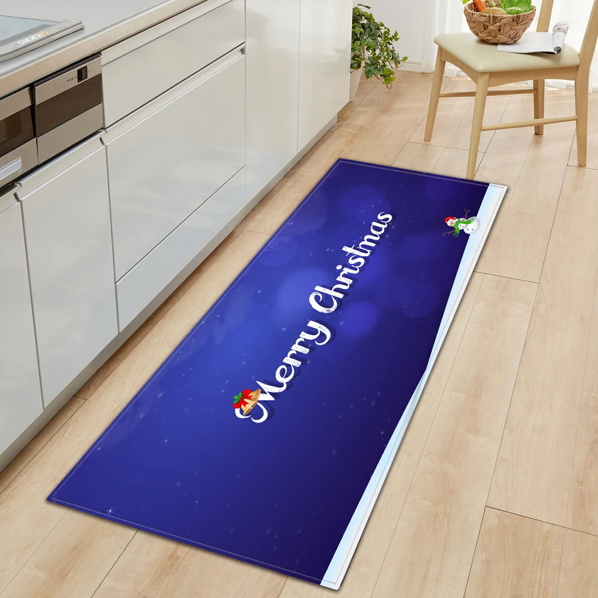 Zeegle Christmas Carpet for Living Room Anti-slip Hallway Entrance Doormat Kids Comfortable Foot Rug Water Absorption Soft Mat | Дом и сад