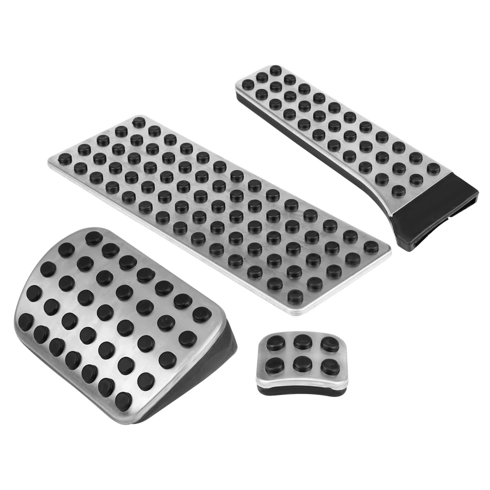 4 шт. противоскользящие Металлические накладки на педали тормоза и сцепления для