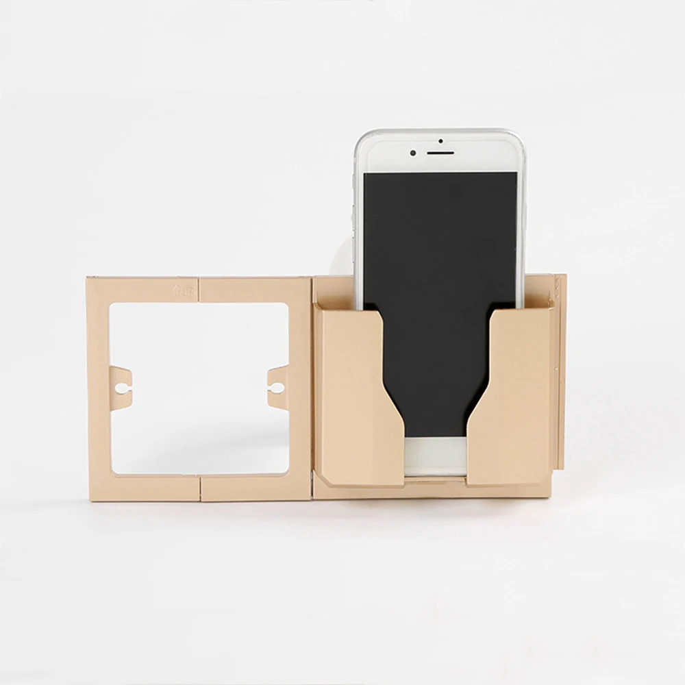 2019 New Portable USB mobile phone charging stand Wall Socket Mobile Phone Holder Home Charging Storage Box Stand Bracket Shelf | Дом и сад