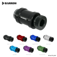 barrow ttlpf g14 water cooling fitting mini water computer cooler multi color flat push type valve pc parts