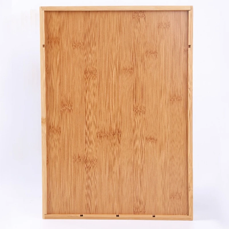 

Kitchen Drawer Organizer Cutlery Tray 5 Compartments Wooden Utensil Silverware Holder Knives Spoons Forks Organizer