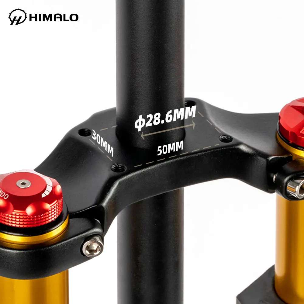 Вилка подвеска MTB DH сквозная ось 110*20 мм ширина 110 Двойная корона 3 0 | Спорт и