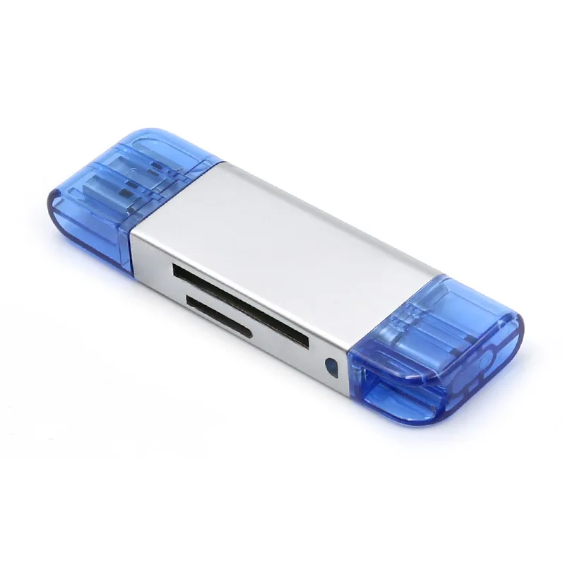 

TF устройство для чтения карт памяти ПК тройное устройство чтения карт памяти из цинкового сплава type-c на SD OTG аксессуары для телефонов