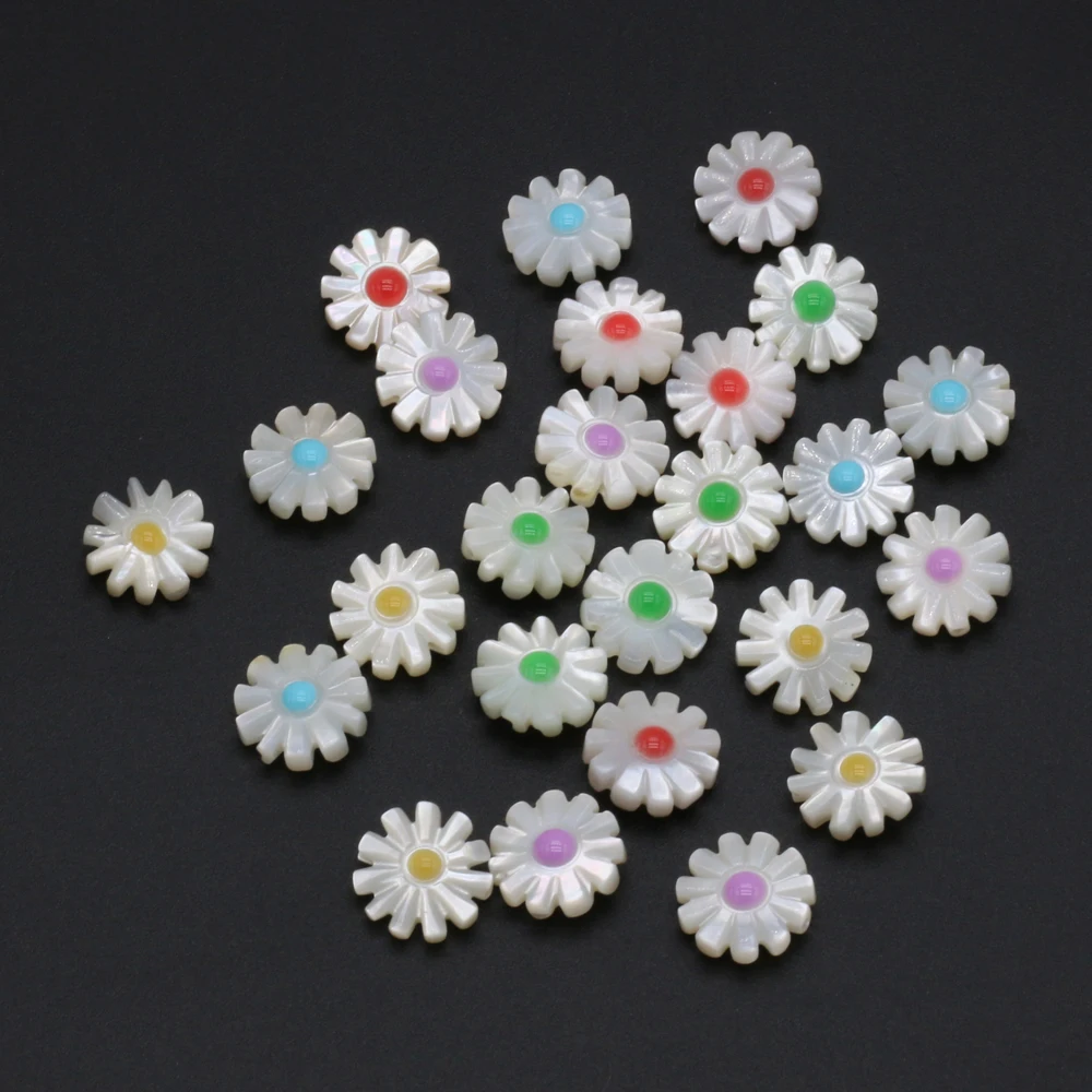 

Charming Flower Shape Shell Beads Natural Seawater Shell Flowers Loose Spacer Beads DIY Jewelry Making Necklace Earrings Accesso