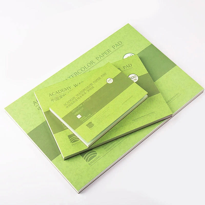 100% хлопок профессиональная Акварельная бумага 20 листов ручная роспись 300gsm