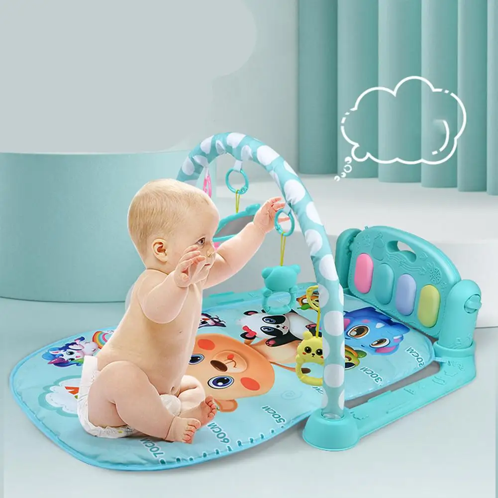 

Children Pedal Piano Play Mat Toys Piano Fitness Rack Puzzle Music Game Blanket Multifunctional Music Early Education Toy