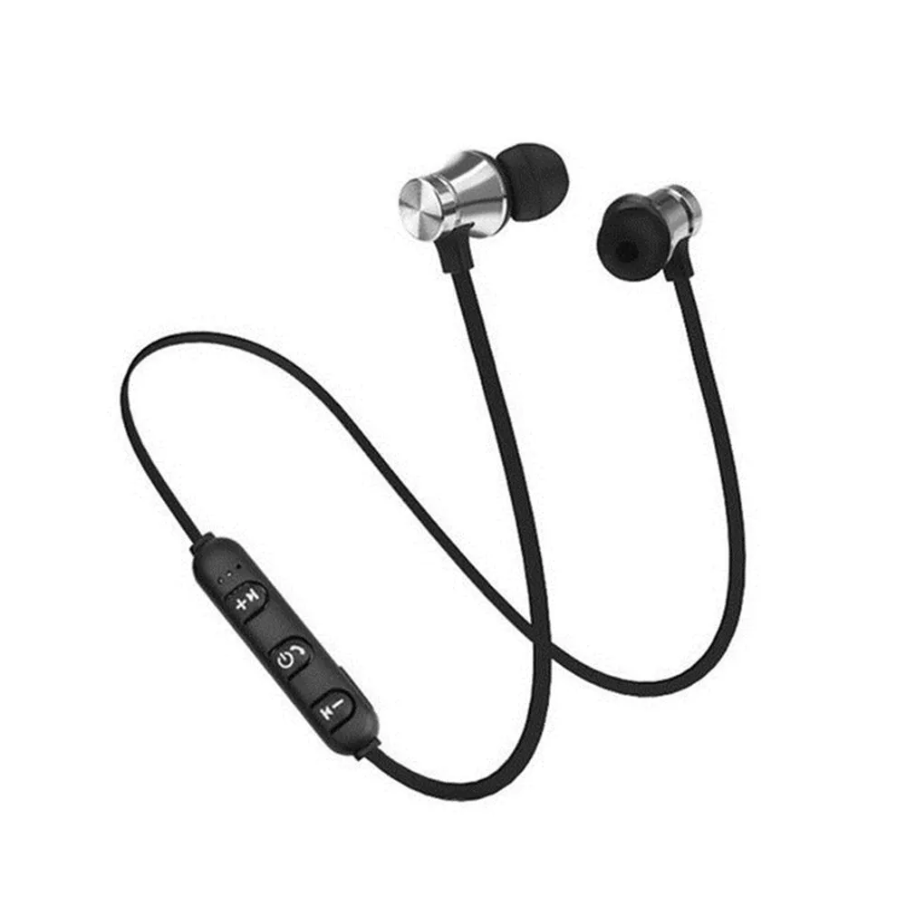 4 цвета магнитная музыка Bluetooth 2 наушники XT11 Спорт бег Беспроводная гарнитура с