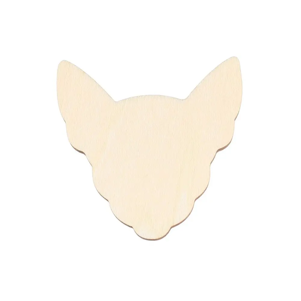 

Deer head shape, laser cut wood, decorations, woodcut outline, silhouette, blank unpainted, 25 pieces, wooden shape (0152)