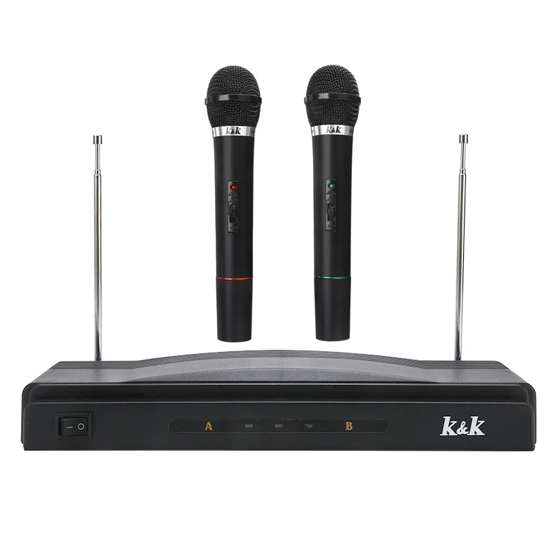 Высококачественная двойная СВЧ Беспроводная микрофонная система беспроводной