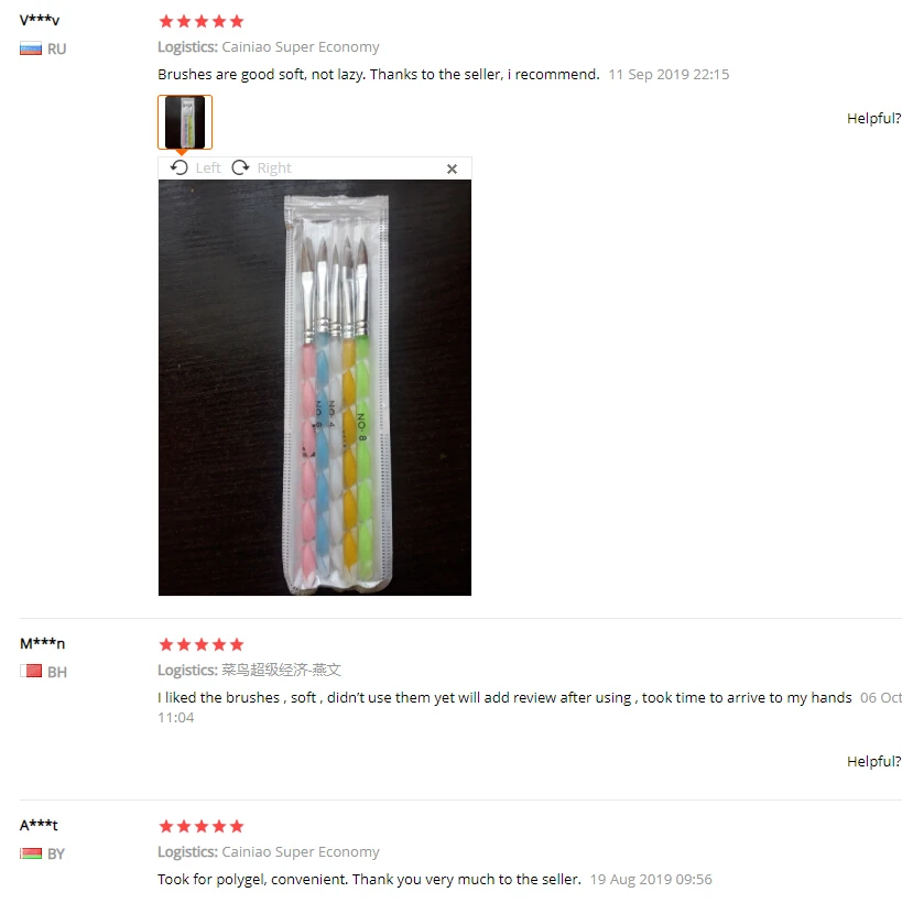 Профессиональный акриловый 3D-дизайн 5 шт. кисти для рисования УФ-гелем ручка