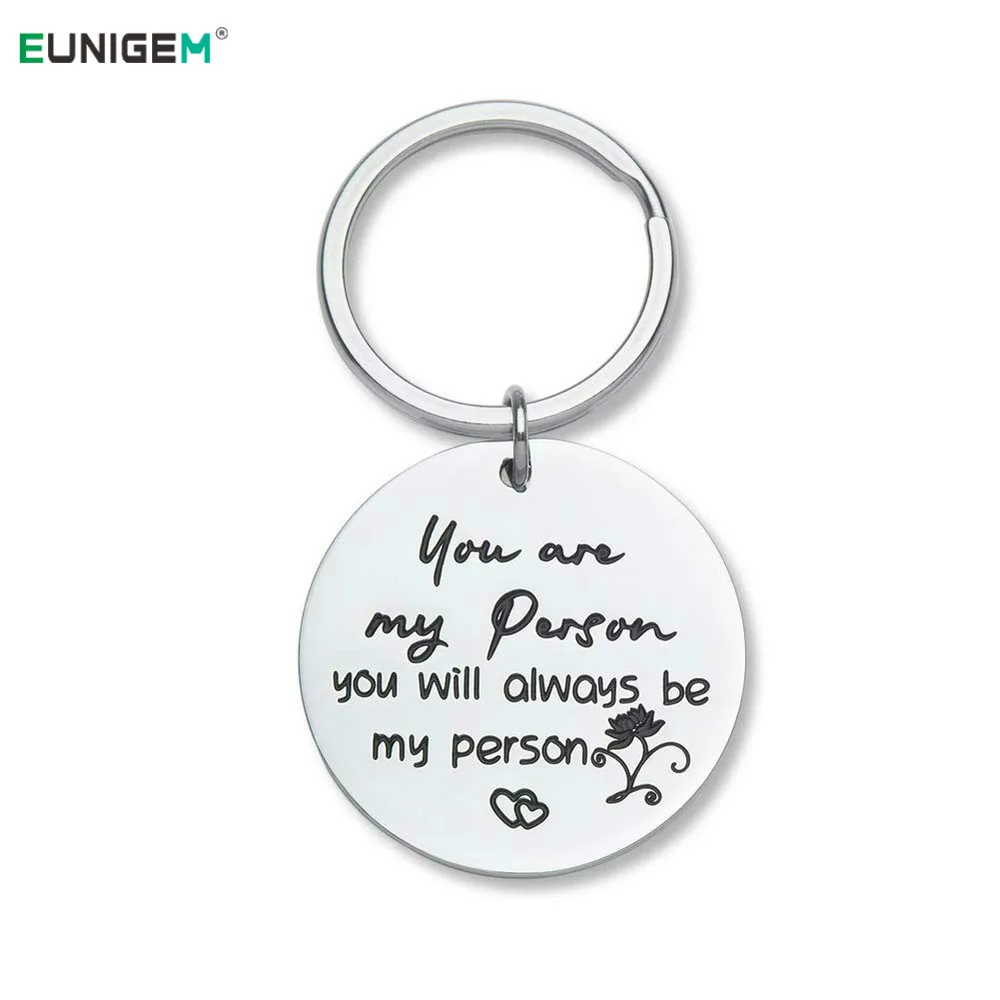 Лучший друг подарки брелок с гравировкой вы мой человек дружба для него ее женщин
