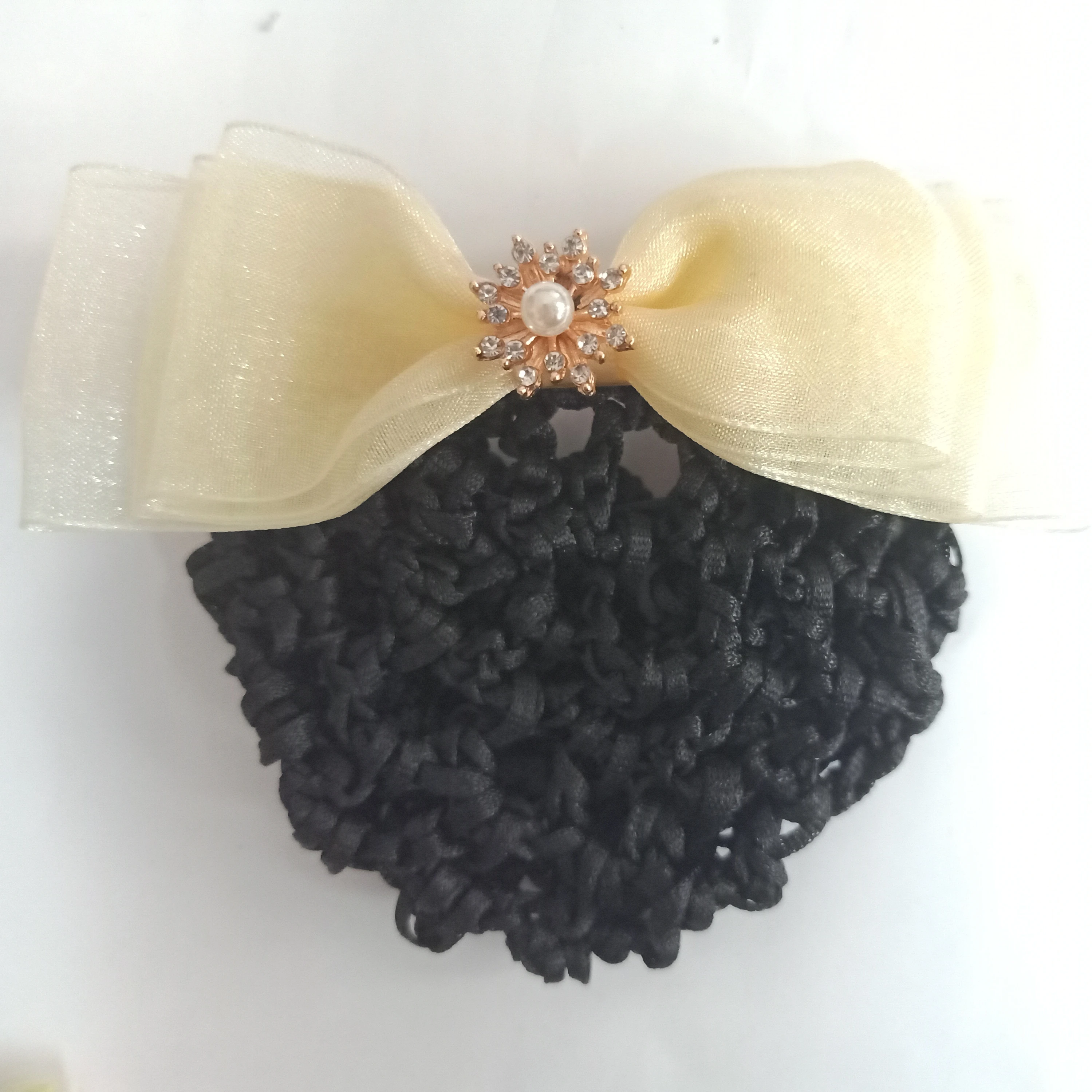 Модные атласные повязки для волос с бантом вязаные вязанные крючком сетчатые