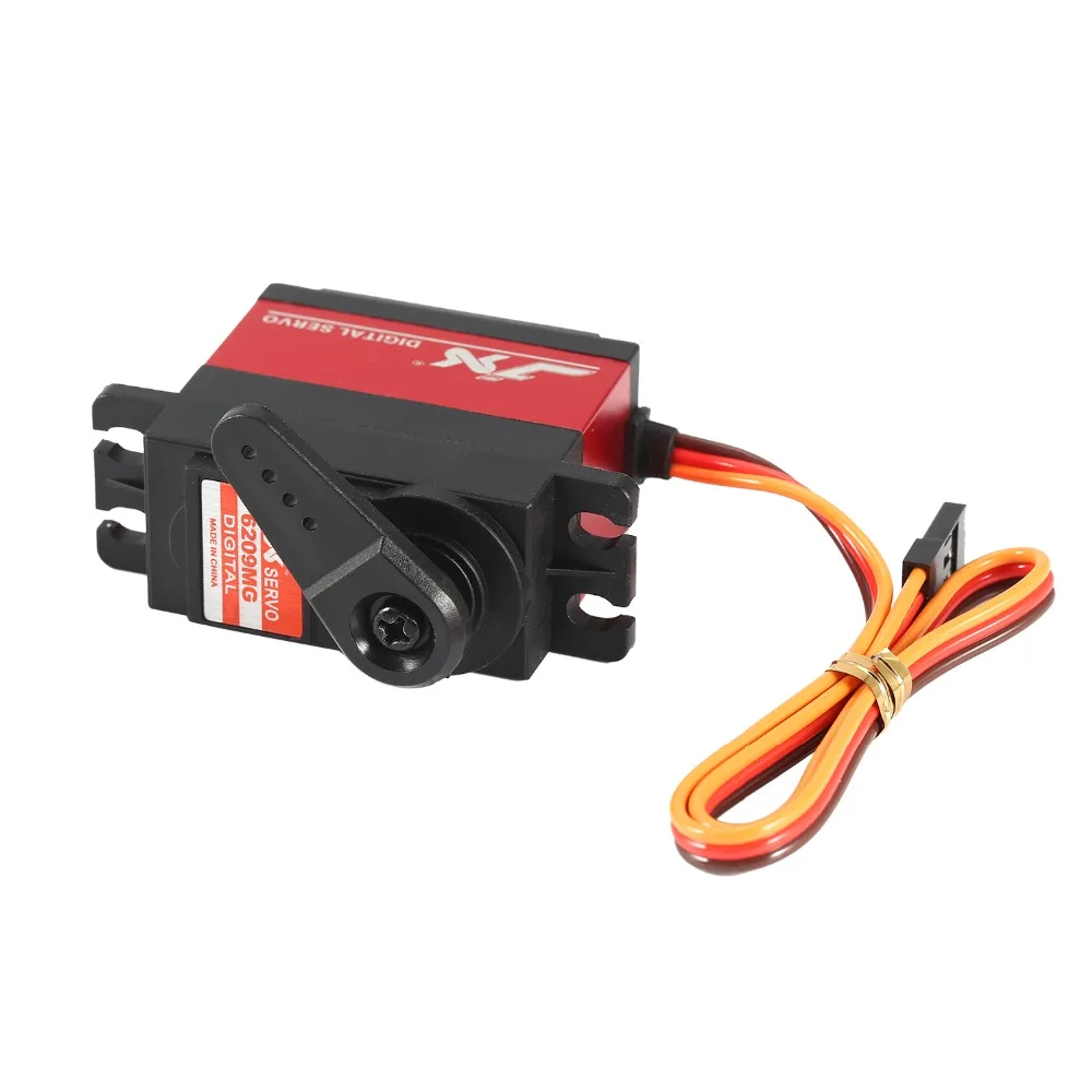 

JX PDI-6209MG 4.8V-6V 0.13sec/60 9.35KG Digital Metal Gear Servo Aluminums Case for 1/10 RC Car