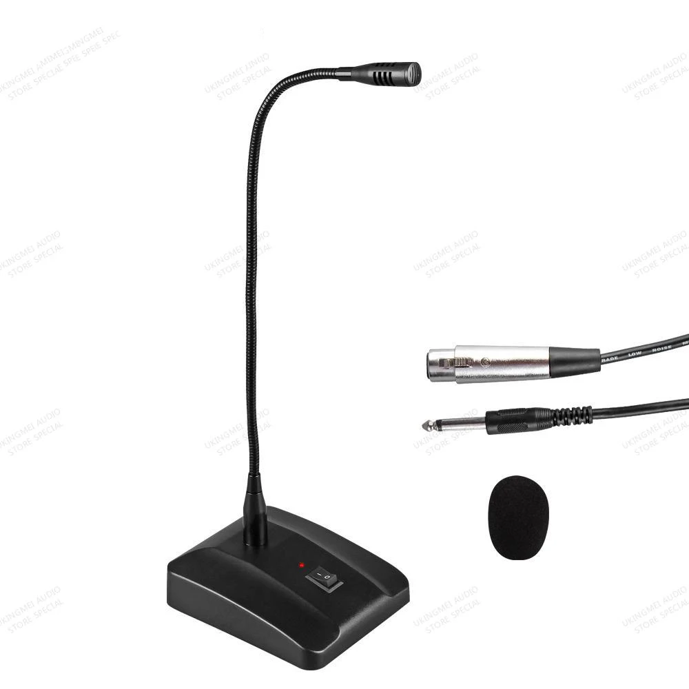 

EJ-180 Wired Conference Gooseneck Microphone Desktop Meeting Condenser Microphone Speech Condenser Microphone Broadcasting