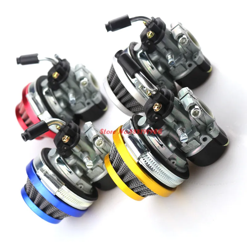 Карманный велосипед 47cc 49cc карбюратор двигателя Карбюратор с воздушным фильтром