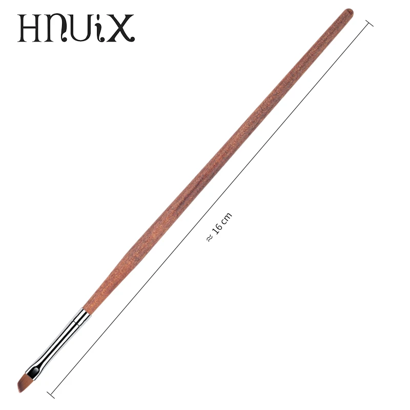 Nail Art Brush Pen Head Oblique Nylon Hair Acrylic UV Gel Varnish Builder Painting Drawing Tips Art Design Manicure Tool